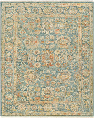 Monterey MOY-2300 9' x 12' Handmade Rug MOY2300-912  Camel, Blue, Gray, Light Brown, Brown, Seafoam Surya