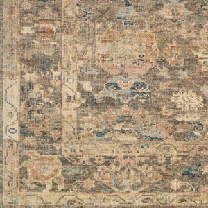 Monterey MOY-2303 9' x 12' Handmade Rug MOY2303-912  Beige, Navy, Dark Brown, Light Brown, Brown Surya