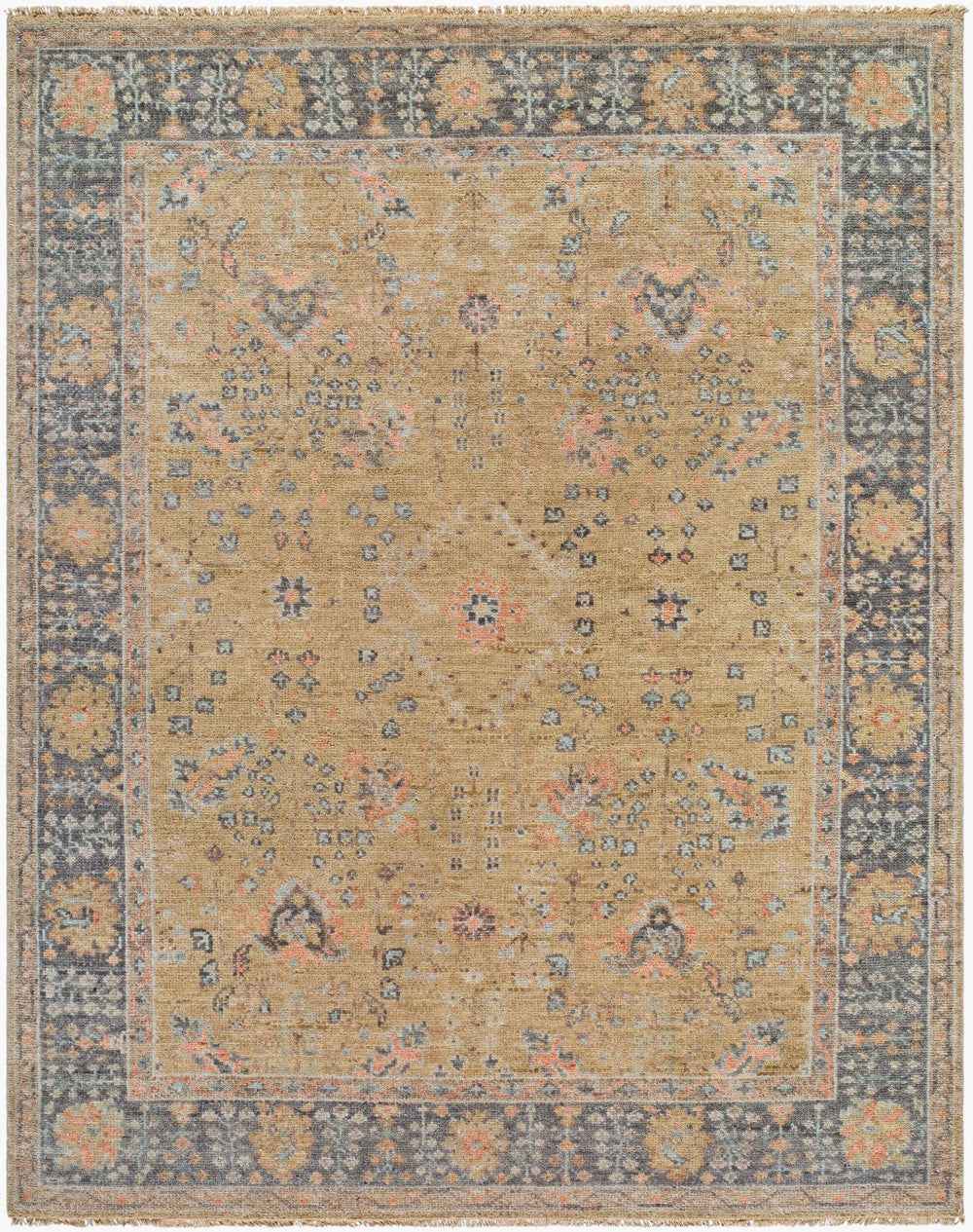 Surya Monterey Handmade 2' X 3' Wool Rug - Traditional Meets Modern Style For Timeless Home Elegance Sage Wool Moy2306-23