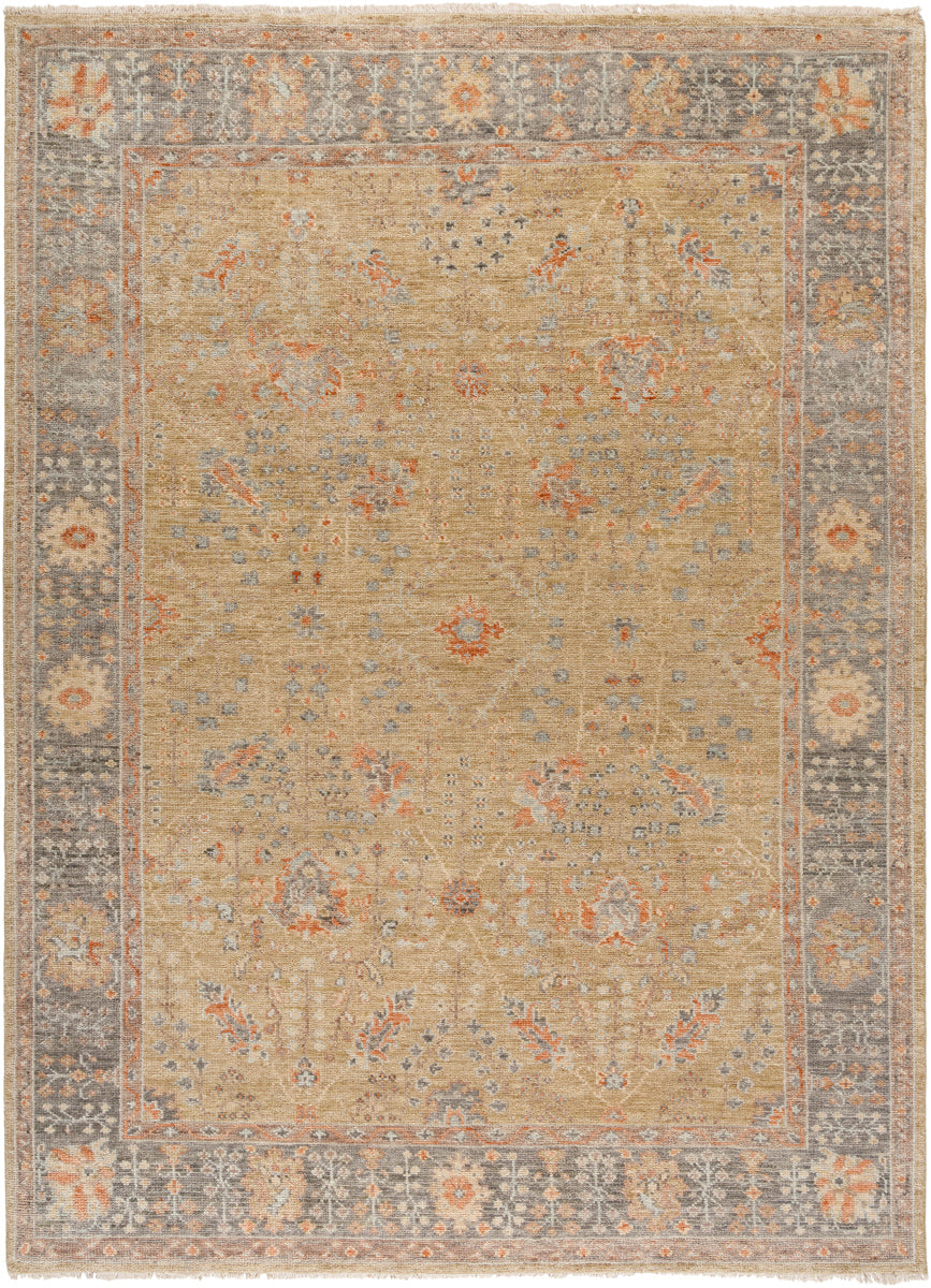 Monterey MOY-2306 9' x 12' Handmade Rug MOY2306-912  Prairie Dust, Khaki Surya