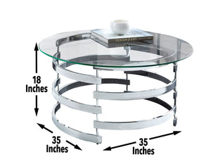 English Elm Steve Silver - Tayside - Coffee Table - Gray