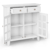 Acadian Entryway Storage Cabinet White B136P158295 Hearth and Haven