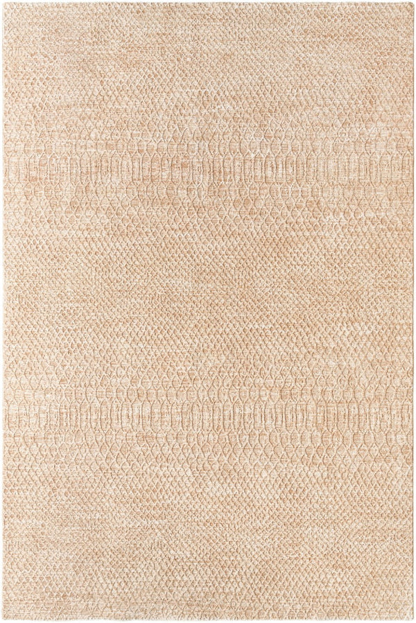 Livabliss Masterpiece Global Bohemian Fringe Area Rug Turkish Woven Polyester Living Room Accent Beige, Tan 2'7" x 3'11" MPC2302-27311