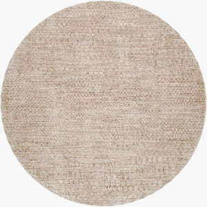 Livabliss Masterpiece Bohemian Area Rug Turkey Woven Polyester Fringe Accent Living Room Floor Light Gray, Med 5'3" x 5'3" MPC2303-53RD