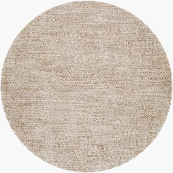 Livabliss Masterpiece Bohemian Area Rug Turkey Woven Polyester Fringe Accent Living Room Floor Light Gray, Med 5'3" x 5'3" MPC2303-53RD
