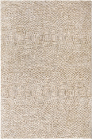 Livabliss Masterpiece Bohemian Area Rug Turkey Woven Polyester Fringe Accent Living Room Floor Light Gray, Med 9' x 12'2" MPC2303-9122