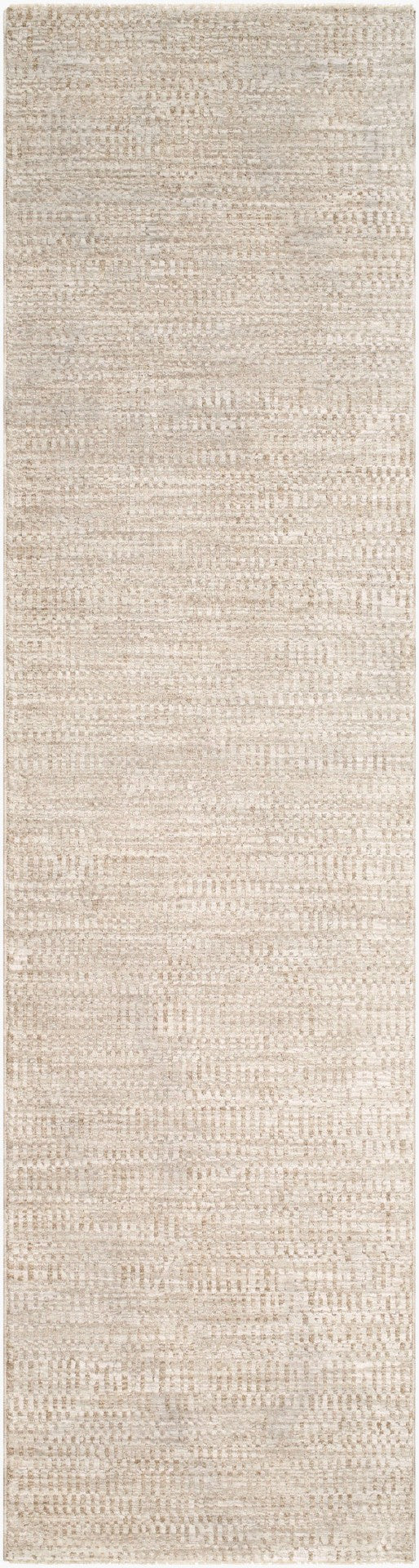 Livabliss Masterpiece Traditional Fringed Polyester Area Rug Woven in Turkey for Large Living Spaces Light Gray, Med 2'7" x 10' MPC2305-2710