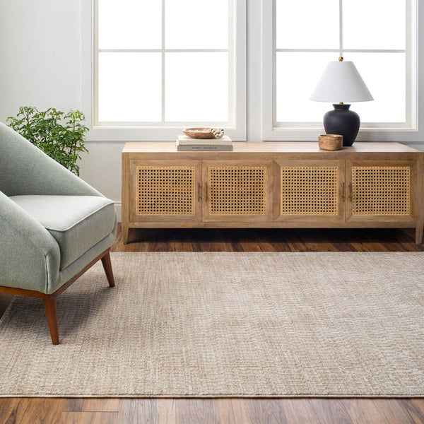 Livabliss Masterpiece Traditional Fringed Polyester Area Rug Woven in Turkey for Large Living Spaces Light Gray, Med 7'10" x 7'10" MPC2305-710RD