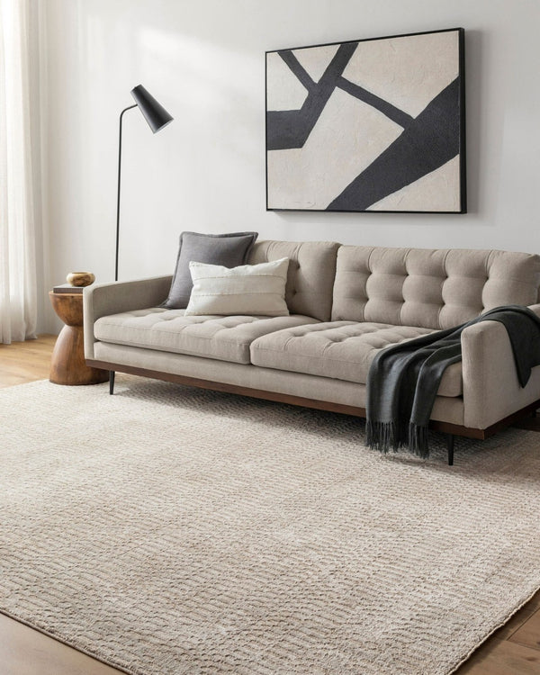 Livabliss Masterpiece Traditional Fringed Polyester Area Rug Woven in Turkey for Large Living Spaces Light Gray, Med 7'10" x 10'2" MPC2305-710102