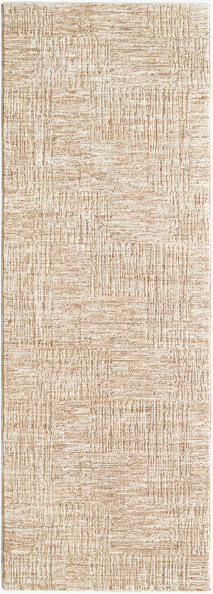 Livabliss Masterpiece Collection Machine Woven Cotton Blend Rug with Fringe for Living Rooms Medium Gray, Be 2'7" x 10' MPC2308-2710