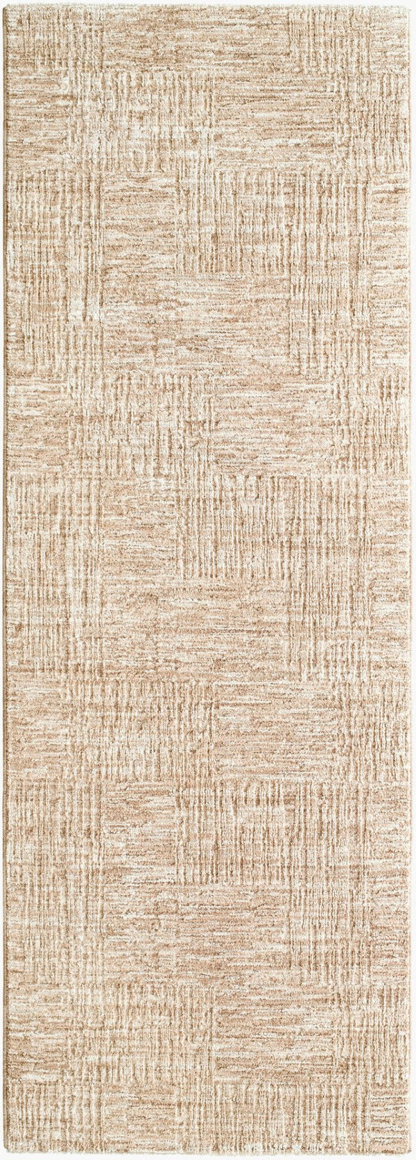 Livabliss Masterpiece Collection Machine Woven Cotton Blend Rug with Fringe for Living Rooms Medium Gray, Be 2'7" x 10' MPC2308-2710