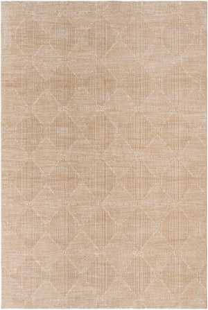 Livabliss Masterpiece Medallion Area Rug with Fringe Woven in Turkey for Living Dining Rooms Beige, Tan 2' x 2'11" MPC2312-2211