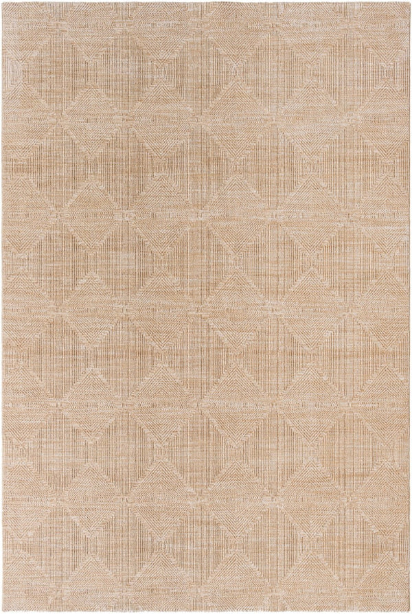 Livabliss Masterpiece Medallion Area Rug with Fringe Woven in Turkey for Living Dining Rooms Beige, Tan 2' x 2'11" MPC2312-2211