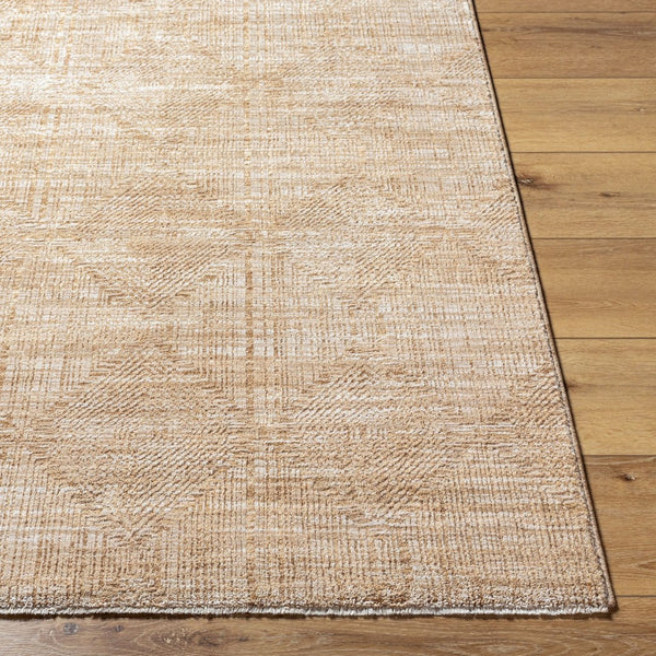 Livabliss Masterpiece Medallion Area Rug with Fringe Woven in Turkey for Living Dining Rooms Beige, Tan 2' x 2'11" MPC2312-2211
