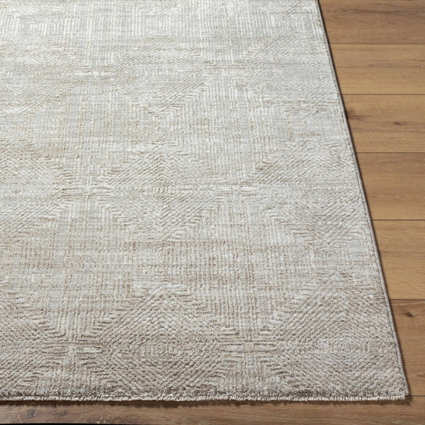Livabliss Masterpiece Traditional Fringe Area Rug Turkey Woven Polyester Formal Living Room Floor Light Gray, Cre 10' x 13'11" MPC2313-101311