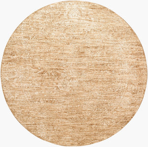 Livabliss Masterpiece Traditional Fringe Area Rug Turkey Woven Polyester Formal Living Room Beige, Tan 6'7" x 6'7" MPC2314-67RD