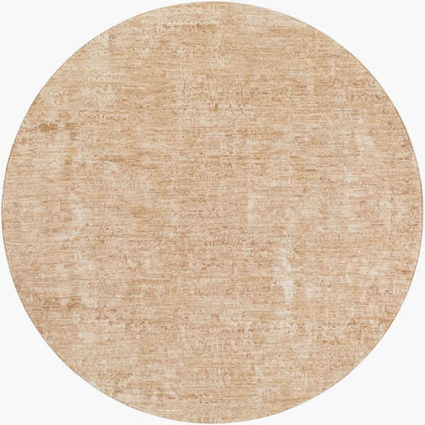 Livabliss Masterpiece Traditional Fringe Area Rug Polyester Woven Living Room Floor Accent Beige, Tan 7'10" x 7'10" MPC2316-710RD