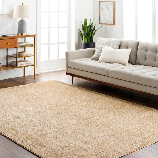 Livabliss Masterpiece Traditional Fringe Area Rug Polyester Woven Living Room Floor Accent Beige, Tan 7'10" x 10'2" MPC2316-710102