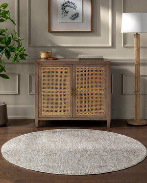 Livabliss Masterpiece Traditional Fringe Area Rug Machine Woven Polyester for Large Living Spaces Light Gray, Cre 2'7" x 10' MPC2317-2710