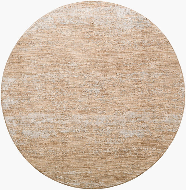Livabliss Masterpiece Traditional Fringe Area Rug Turkey Woven Cotton Blend Living Room Accent Medium Gray, Be 5'3" x 5'3" MPC2318-53RD