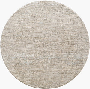 Livabliss Masterpiece Traditional Fringe Area Rug Turkey Woven Cotton Blend Living Room Anchor Light Gray, Med 5'3" x 5'3" MPC2319-53RD