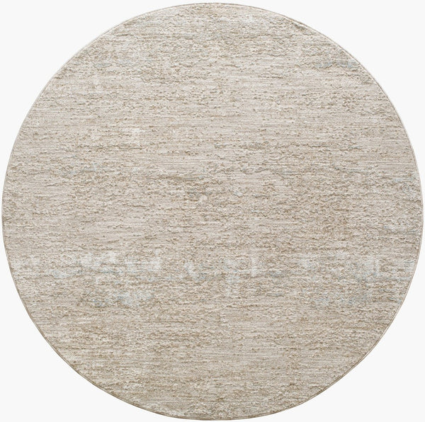 Livabliss Masterpiece Traditional Fringe Area Rug Turkey Woven Cotton Blend Living Room Anchor Light Gray, Med 5'3" x 5'3" MPC2319-53RD