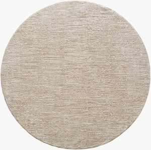 Livabliss Masterpiece Traditional Polyester Area Rug with Fringe for Formal Living Dining Rooms Light Gray, Med 5'3" x 5'3" MPC2321-53RD