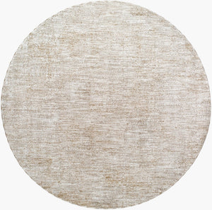 Livabliss Masterpiece Traditional Polyester Area Rug with Fringe for Formal Living Dining Rooms Light Gray, Med 6'7" x 6'7" MPC2321-67RD