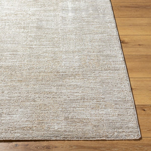 Livabliss Masterpiece Traditional Polyester Area Rug with Fringe for Formal Living Dining Rooms Light Gray, Med 6'7" x 6'7" MPC2321-67RD