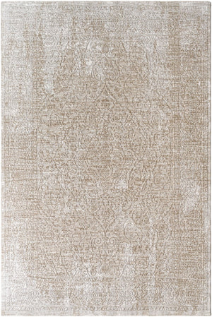 Livabliss Masterpiece Turkish Polyester Area Rug with Fringe Traditional Pattern for Living Rooms Medium Gray, Li 9' x 12'2" MPC2322-9122