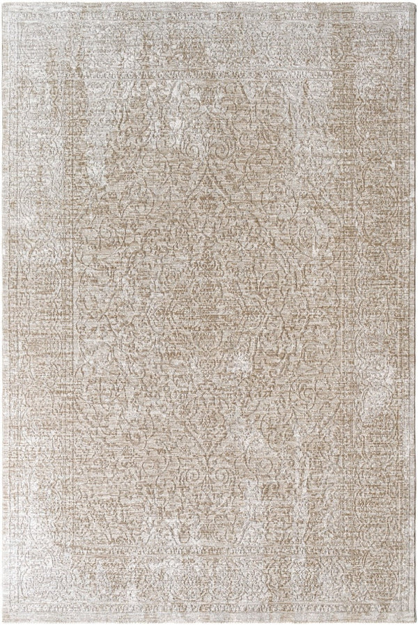 Livabliss Masterpiece Turkish Polyester Area Rug with Fringe Traditional Pattern for Living Rooms Medium Gray, Li 9' x 12'2" MPC2322-9122