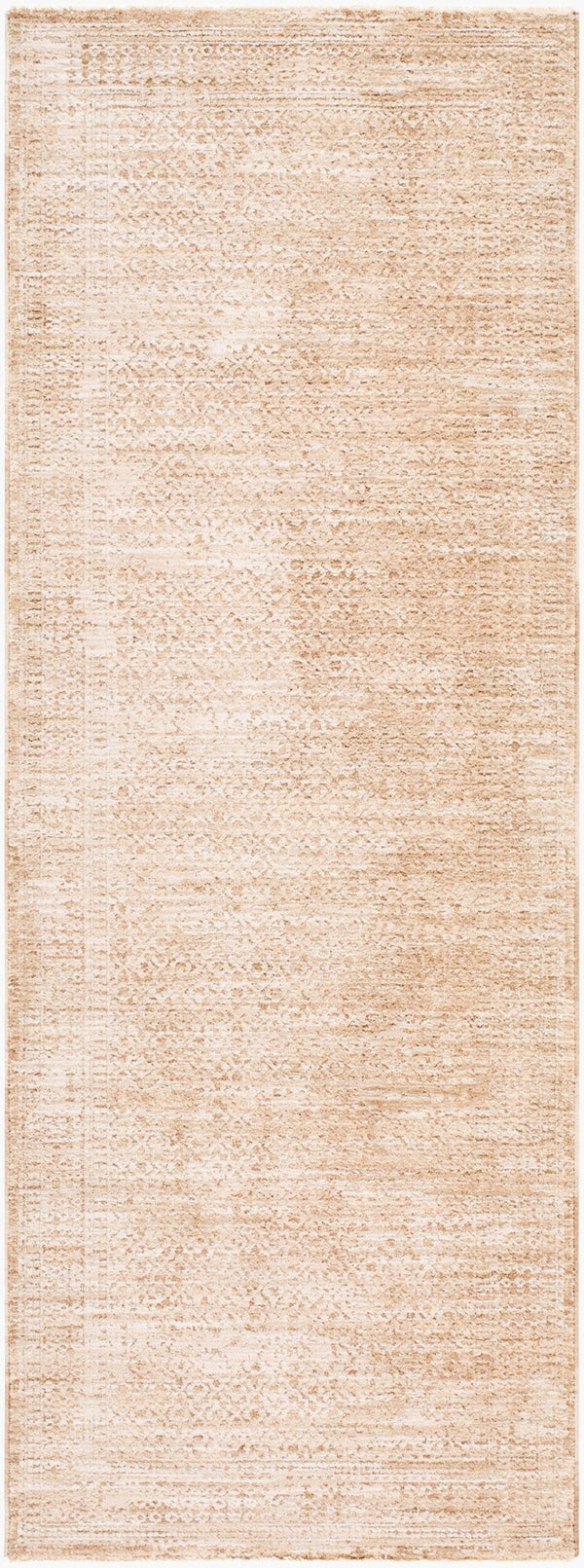Livabliss Masterpiece Turkish Polyester Area Rug with Fringe Traditional Pattern for Living Rooms Light Beige, Be 2'7" x 10' MPC2323-2710
