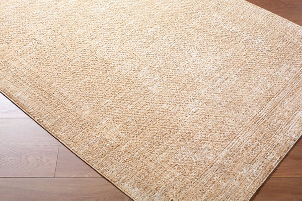 Livabliss Masterpiece Turkish Polyester Area Rug with Fringe Traditional Pattern for Living Rooms Light Beige, Be 2' x 2'11" MPC2323-2211