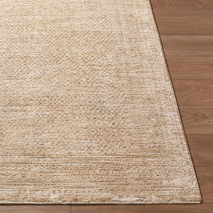 Livabliss Masterpiece Turkish Polyester Area Rug with Fringe Traditional Pattern for Living Rooms Light Beige, Be 2' x 2'11" MPC2323-2211