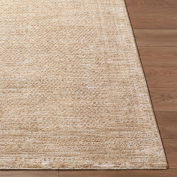 Livabliss Masterpiece Turkish Polyester Area Rug with Fringe Traditional Pattern for Living Rooms Light Beige, Be 2' x 2'11" MPC2323-2211