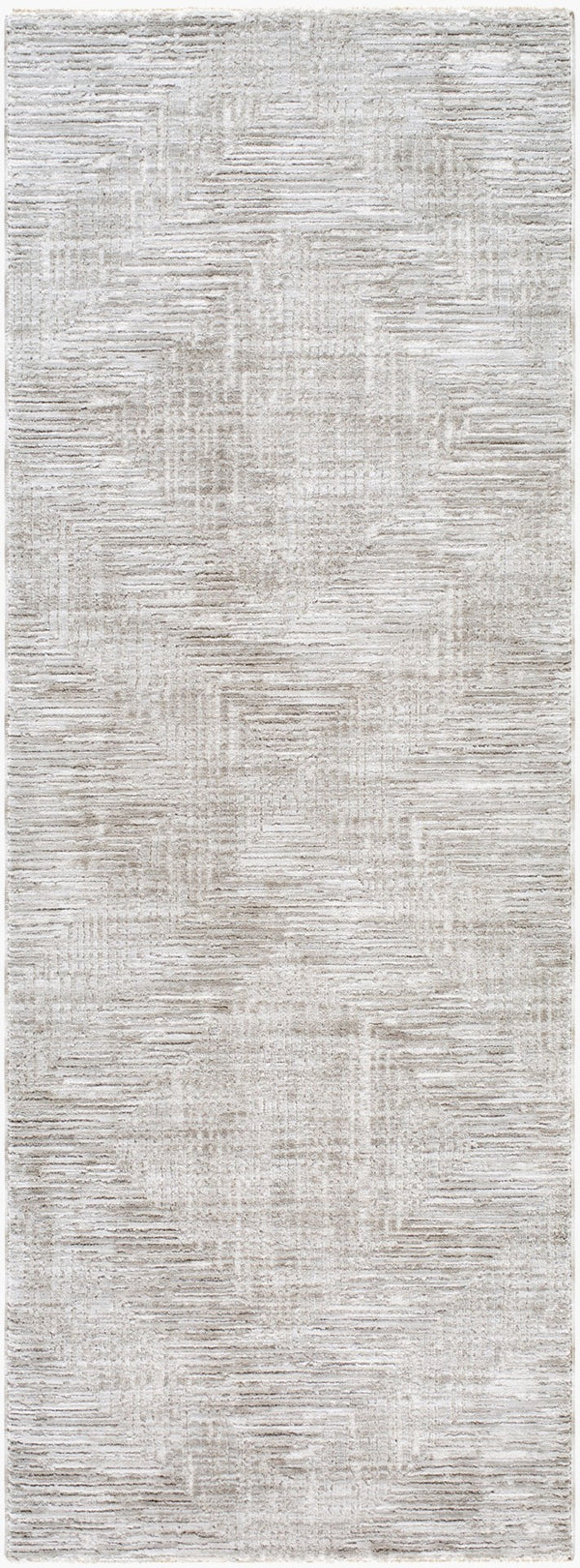 Livabliss Masterpiece Turkish Machine Woven Polyester Area Rug with Fringe for Living Rooms Light Sage, Med 2'7" x 7'3" MPC2324-2773