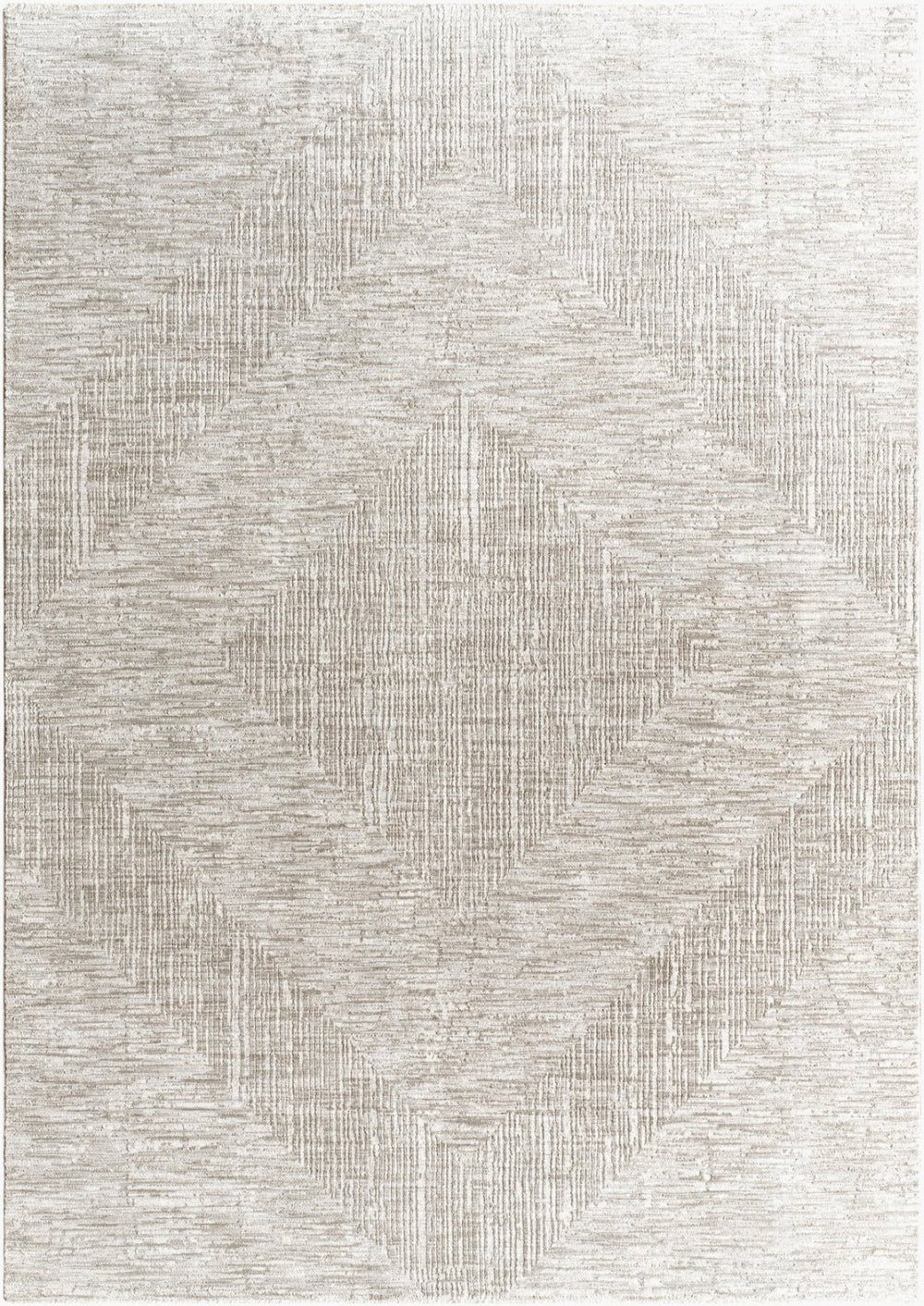 Livabliss Masterpiece Turkish Machine Woven Polyester Area Rug with Fringe for Living Rooms Light Sage, Med 7'10" x 10'2" MPC2324-710102