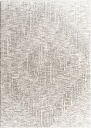Livabliss Masterpiece Turkish Machine Woven Polyester Area Rug with Fringe for Living Rooms Light Sage, Med 7'10" x 10'2" MPC2324-710102