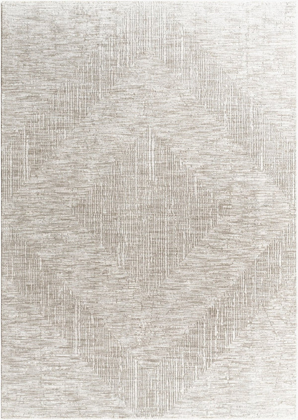 Livabliss Masterpiece Turkish Machine Woven Polyester Area Rug with Fringe for Living Rooms Light Sage, Med 7'10" x 10'2" MPC2324-710102