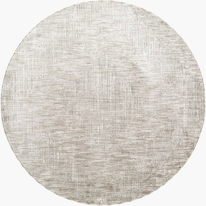 Livabliss Masterpiece Turkish Machine Woven Polyester Area Rug with Fringe for Living Rooms Light Sage, Med 6'7" x 6'7" MPC2324-67RD