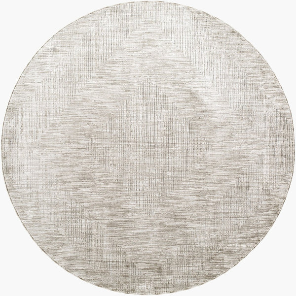 Livabliss Masterpiece Turkish Machine Woven Polyester Area Rug with Fringe for Living Rooms Light Sage, Med 6'7" x 6'7" MPC2324-67RD