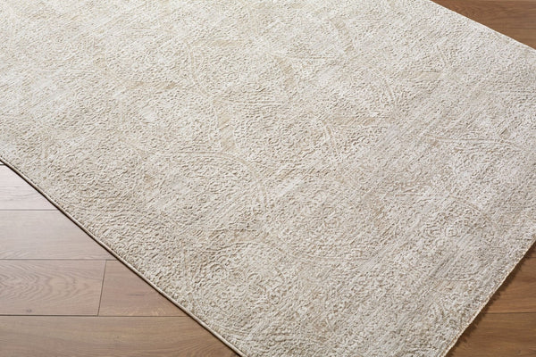 Livabliss Masterpiece Turkish Inspired Polyester Area Rug with Fringe Trim for Living Dining Rooms Light Sage, Sag 2'7" x 3'11" MPC2326-27311