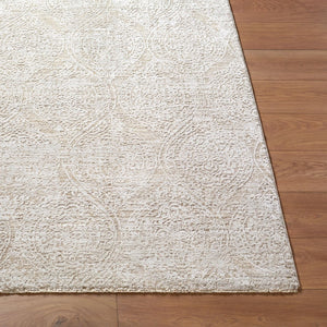 Livabliss Masterpiece Turkish Inspired Polyester Area Rug with Fringe Trim for Living Dining Rooms Light Sage, Sag 2'7" x 3'11" MPC2326-27311