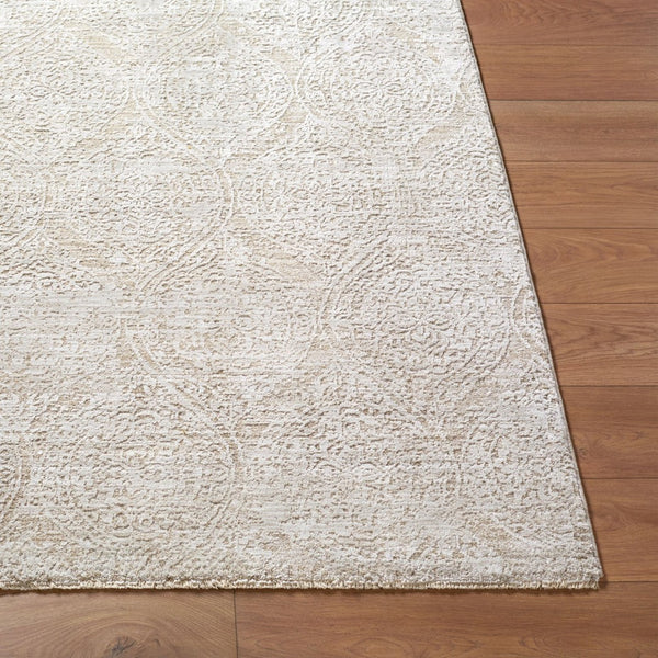 Livabliss Masterpiece Turkish Inspired Polyester Area Rug with Fringe Trim for Living Dining Rooms Light Sage, Sag 2'7" x 3'11" MPC2326-27311