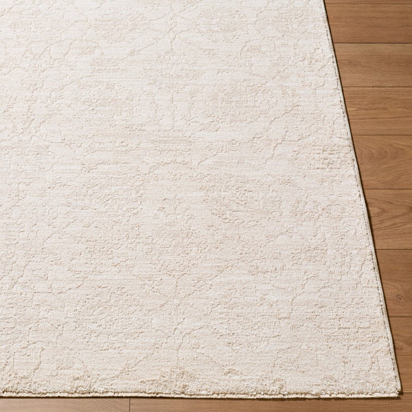 Livabliss Masterpiece Traditional Fringe Area Rug Machine Woven Polyester for Formal Living Rooms White, Cream 7'10" x 10'2" MPC2329-710102