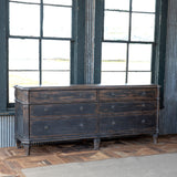 Painted Black Credenza