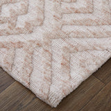 Feizy Rugs Colton Modern Farmhouse Machine Made Rug - Soft, Stain Resistant, Stylish Design For High Traffic Areas Pink,Ivory Polyester 8748792fblh000c50