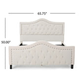 Christopher Knight Home® - Noble House - Virgil Fully Upholstered Queen Sized Bed