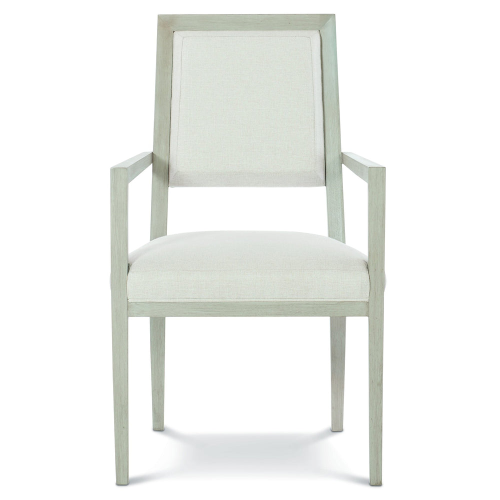 Bernhardt Bernhardt Axiom Arm Chair With Linear Gray Frame, Plush Upholstery, Tailored Stitching For Comfort 381542