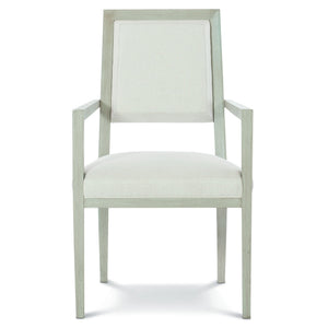 Bernhardt Bernhardt Axiom 9-Piece Dining Set — Extendable Linear White Table, Upholstered Chairs, Modern Textures K1934